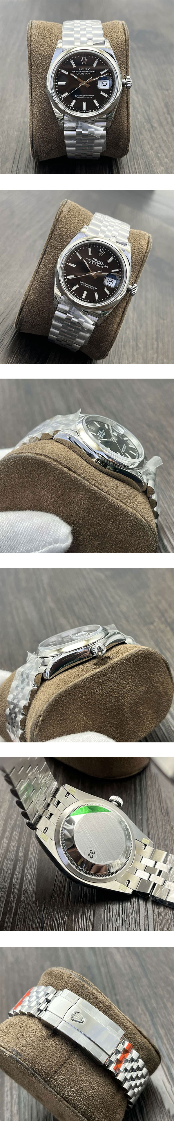 (GM工場 スーパーコピー時計)  ロレックス デイトジャストM126200-0003 ブラック文字盤 36mm 3235搭載  